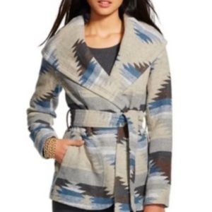 Mossimo Supply Co Southwestern Print Wrap Jacket